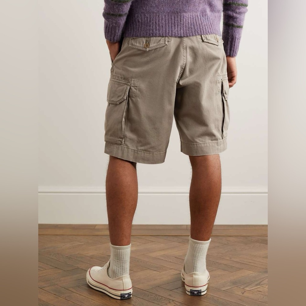 Polo Ralph Lauren Gellar Straight-Leg Cotton-Canvas Cargo Shorts Size 38 - Picture 3 of 9
